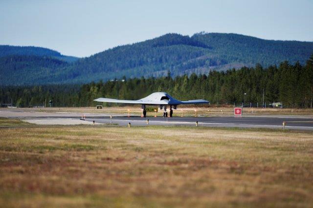 UCAV Neuron on the ground at Vidsel Air base