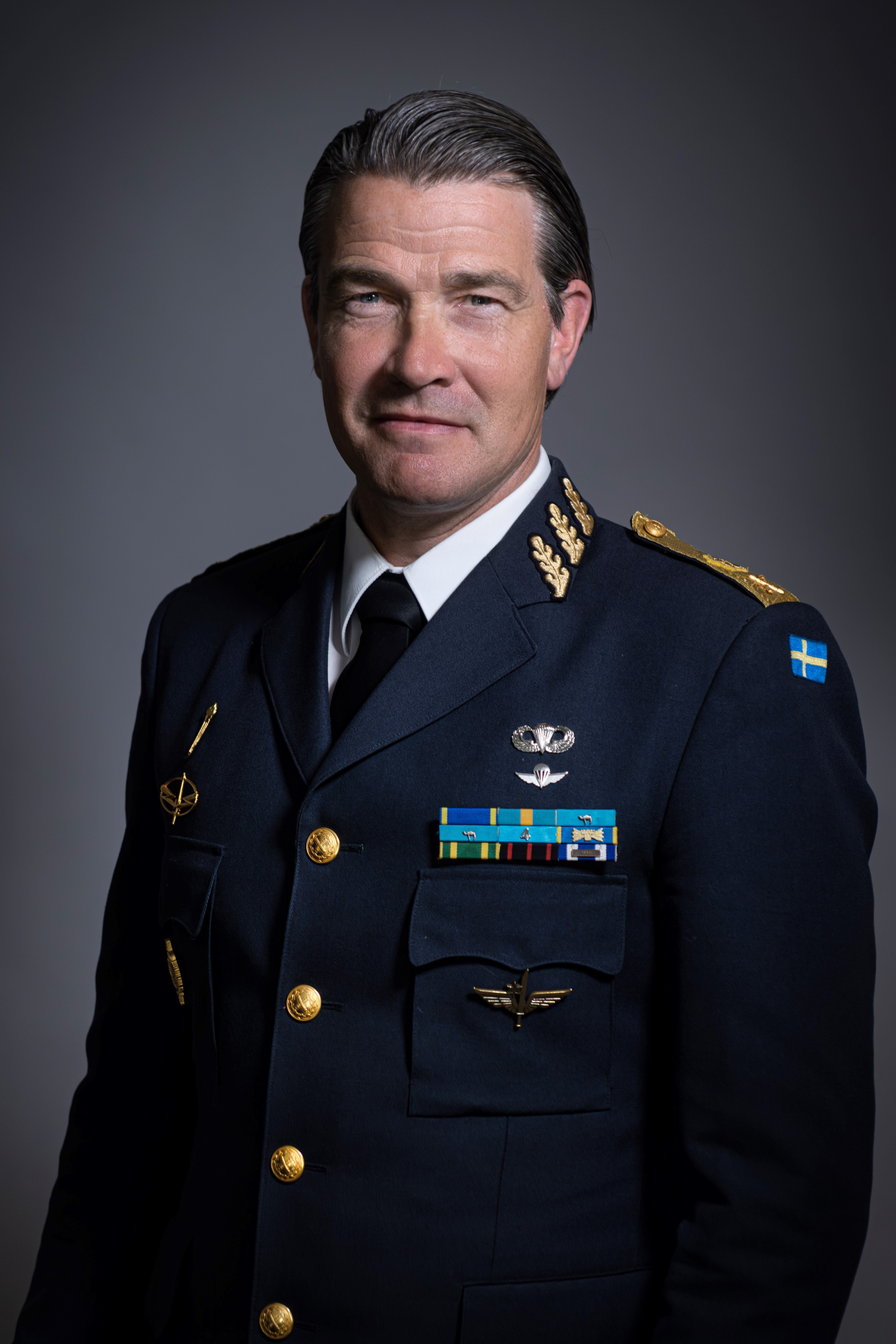 Brigadier General Johan Axelsson in uniform